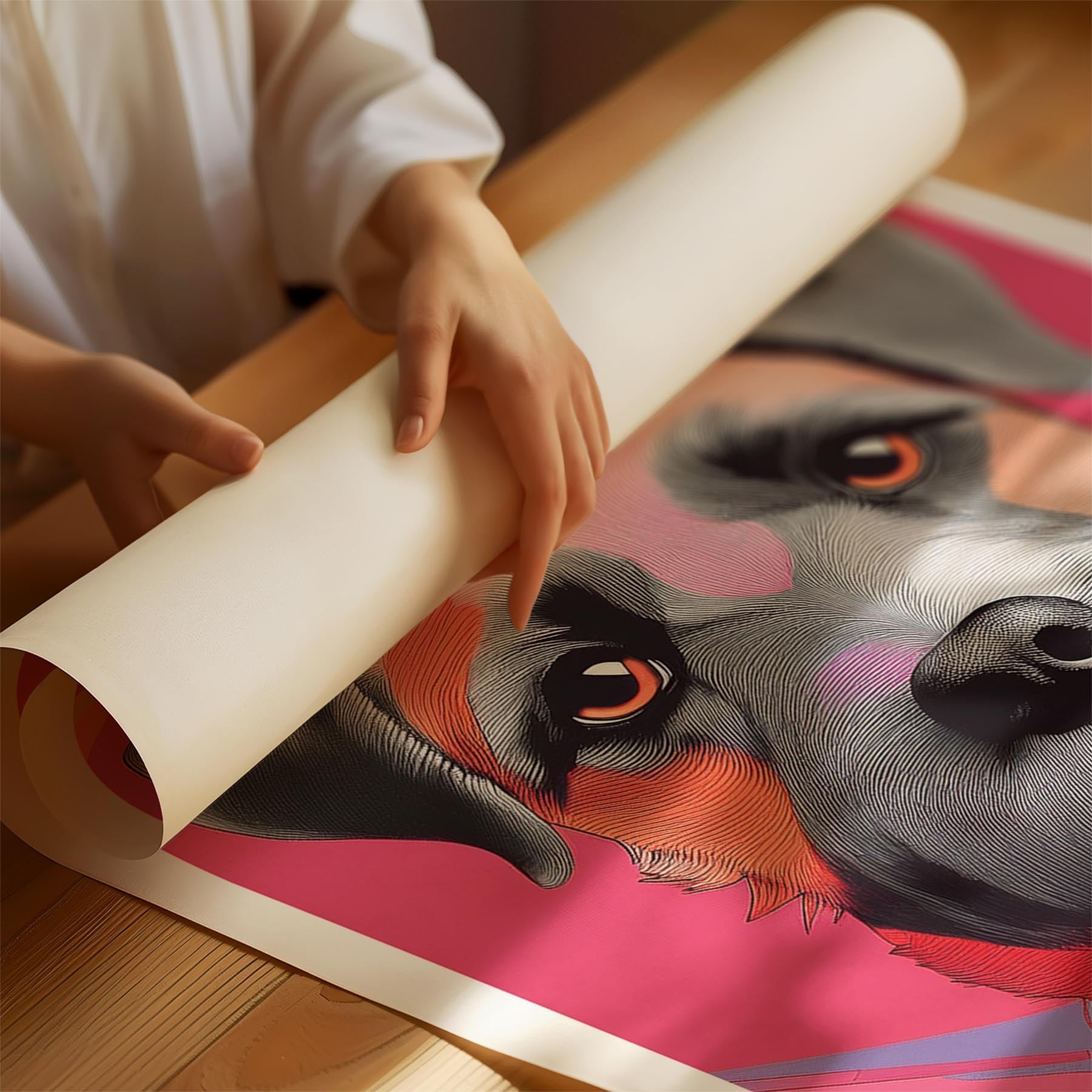 Border Terrier Modern Pop Dog Series image 1