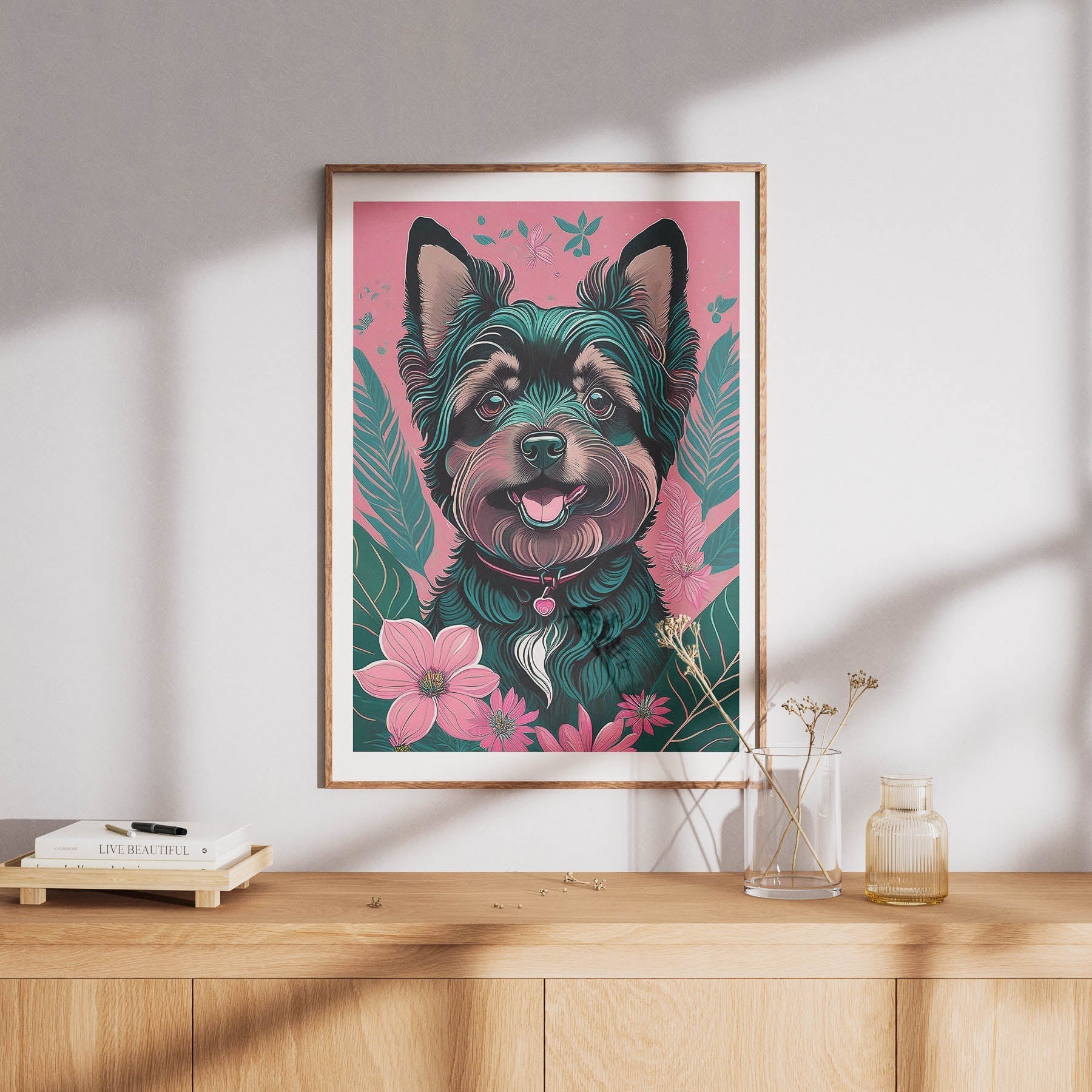 Yorkipoo Flowery Dog image 8