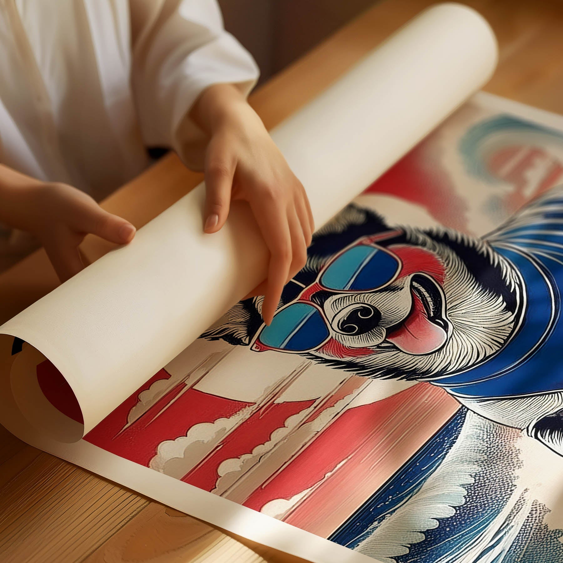 Kelpie Hokosai Surfer Dogs 1 image 3