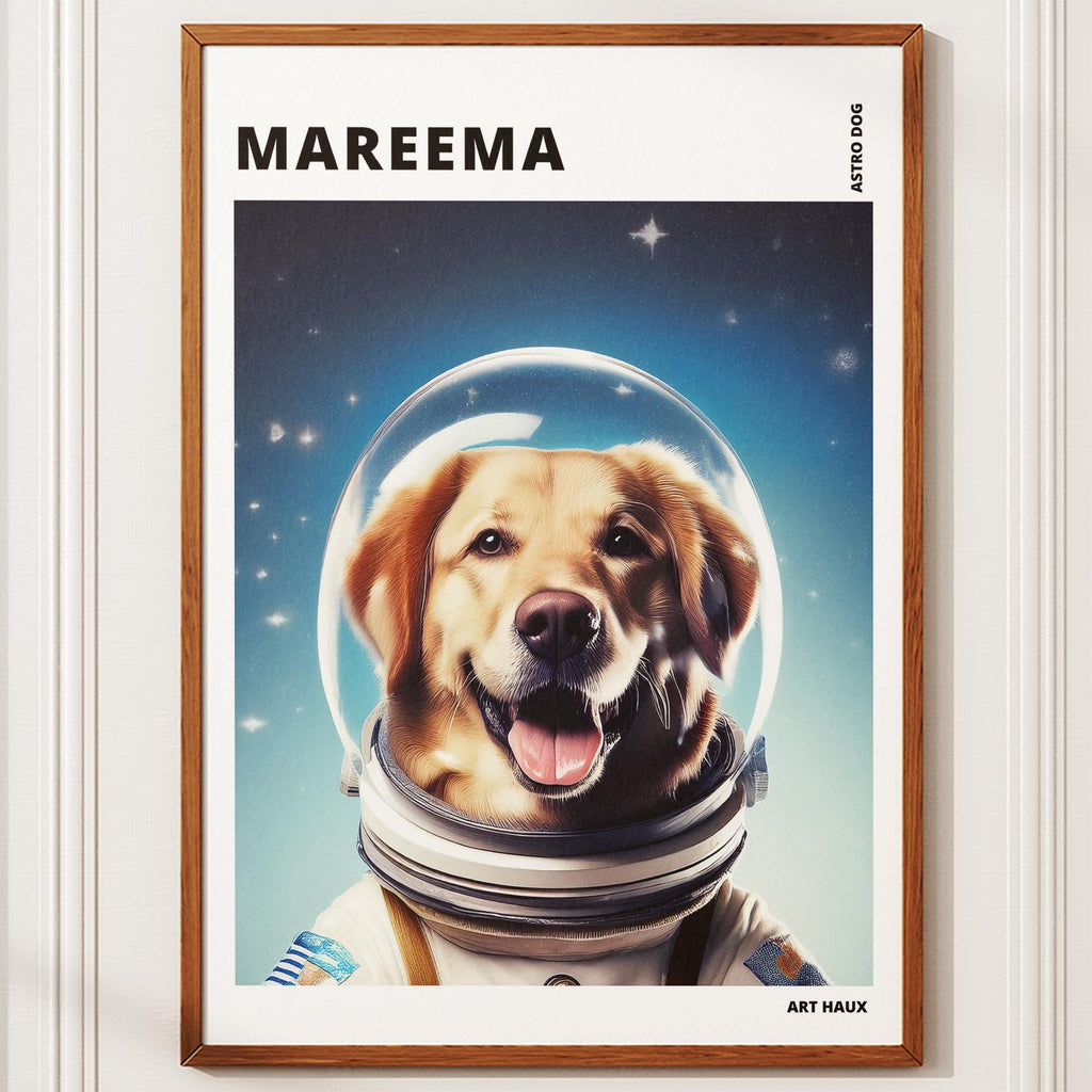 Maremma Astronaut Dog Series with Text Astro Dog image 10