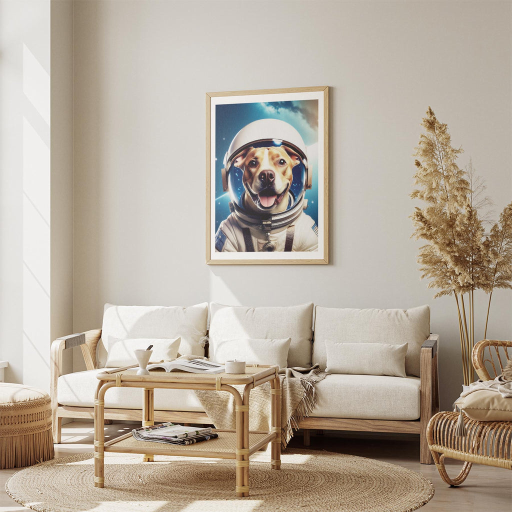 American Staffordshire Terrier Astronaut Dog Series image 2