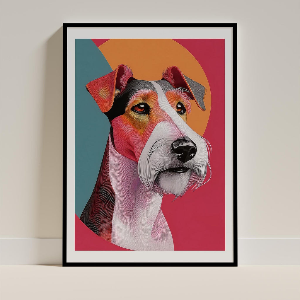 Fox Terrier Modern Pop Dog Series image 0