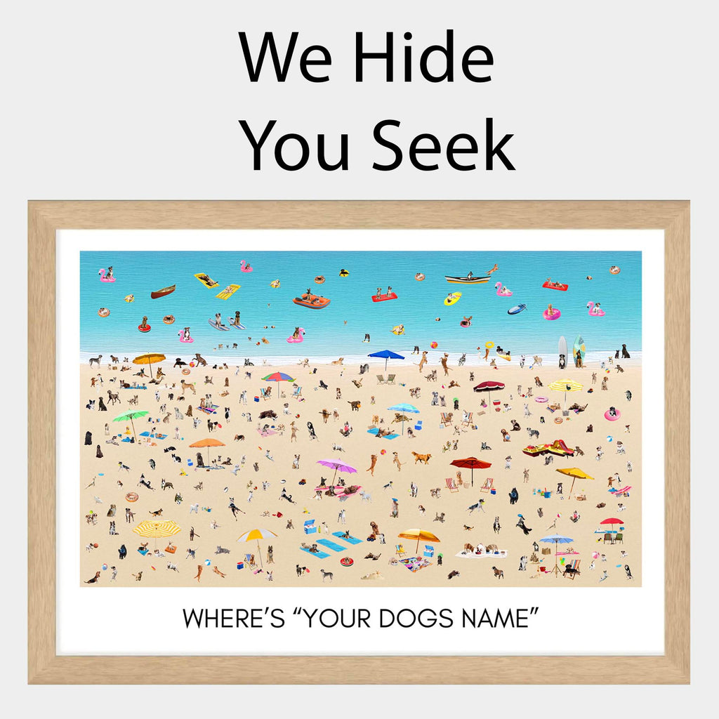 Where is Your Dog Beach Scene WITH TEXT image 1