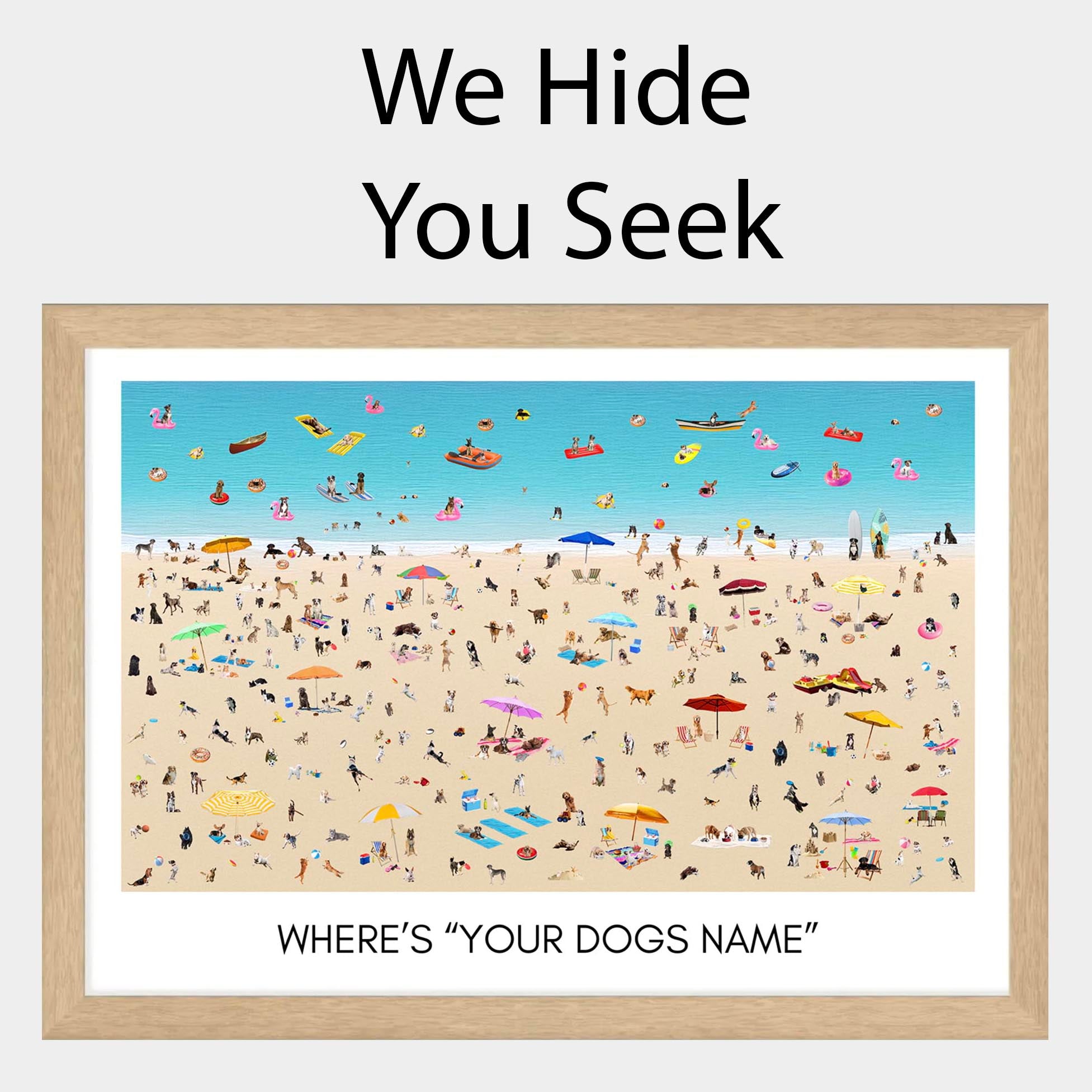 Where is Your Dog Beach Scene WITH TEXT image 1