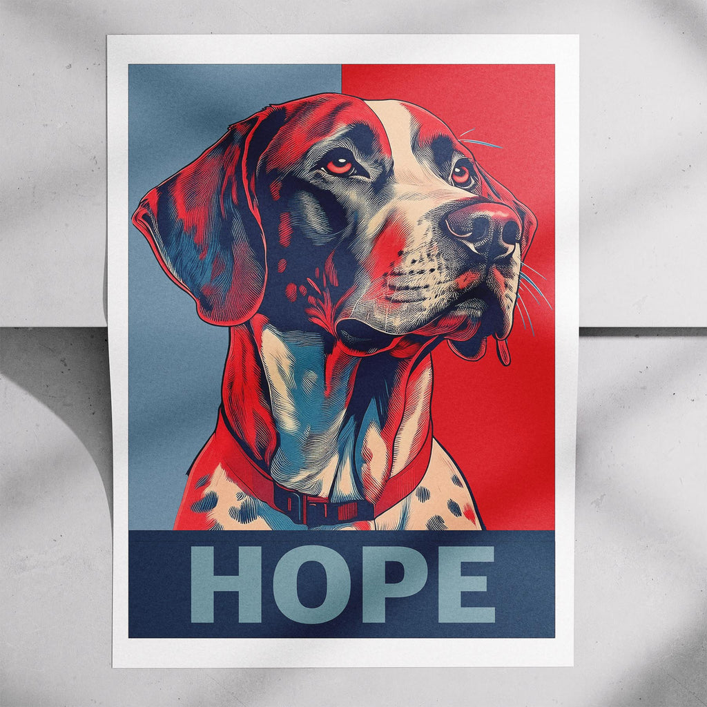German Pointer HOPE Series Inspired by the Obama Poster image 7