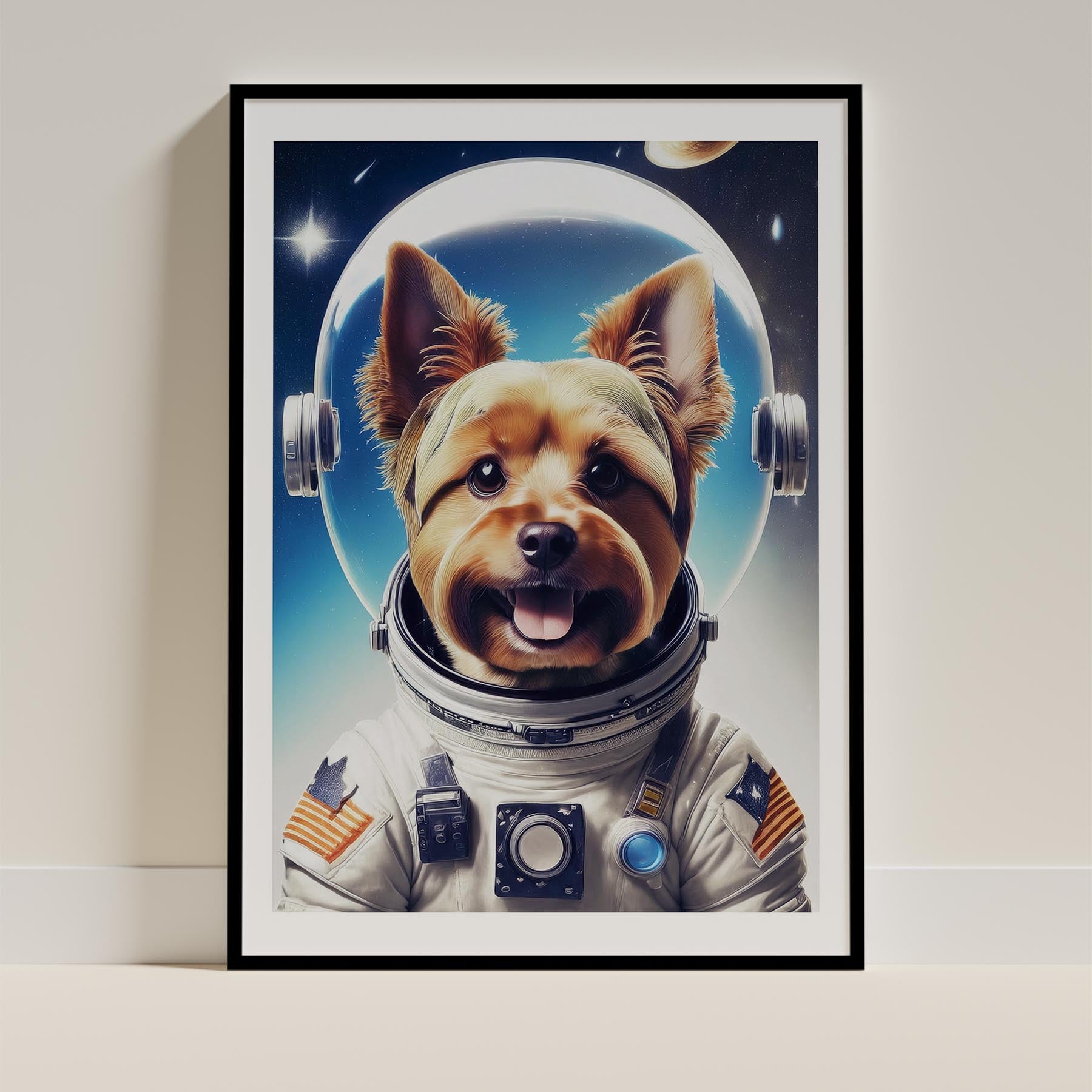 Yorkshire Terrier Astronaut Dog Series image 11
