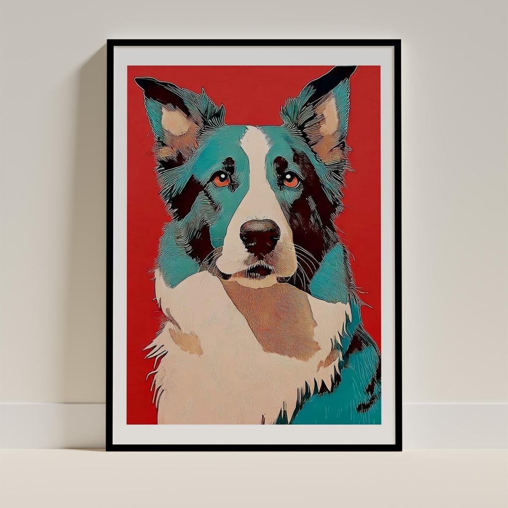 Border Collie Red Dog Series image 0