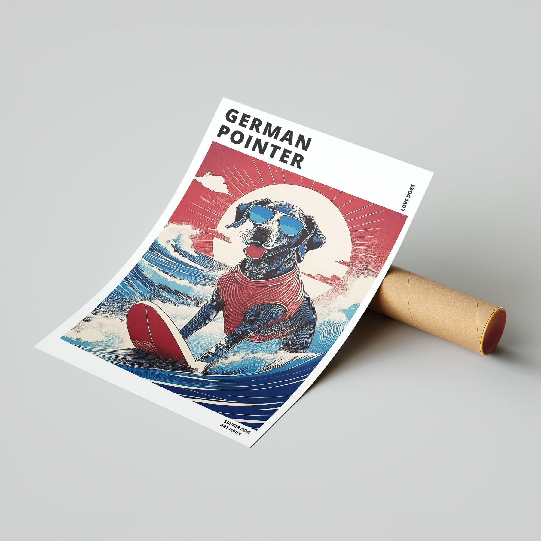 German Pointer Hokosai Surfer Dogs 1 image 7