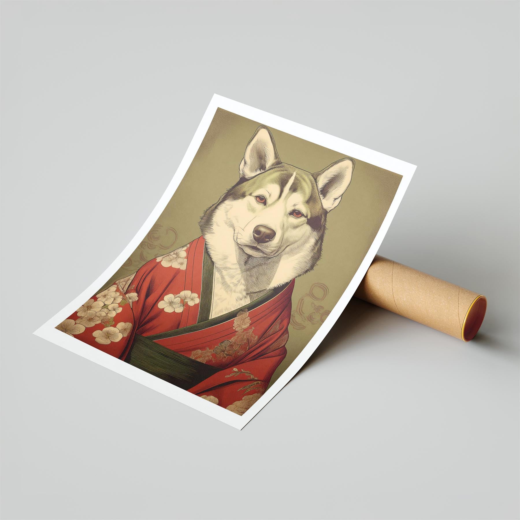 Alaskan Malamute Japanse Kimono Dog Series image 6