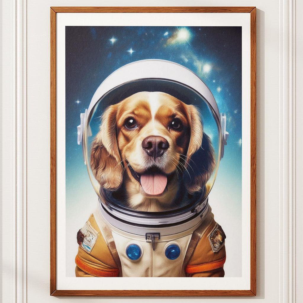 Cavalier Spaniel Astronaut Dog Series image 10