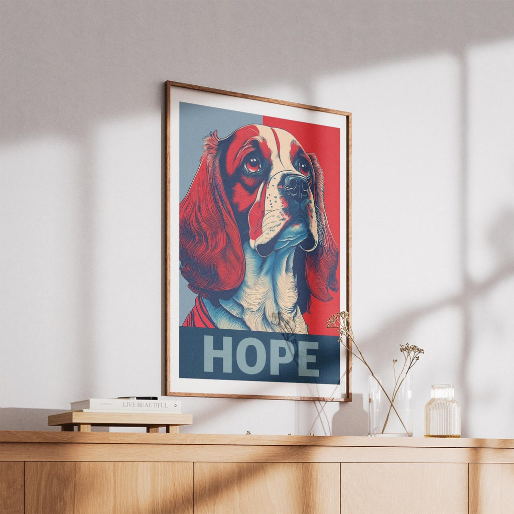 Cavalier Spaniel HOPE Series Inspired by the Obama Poster image 5