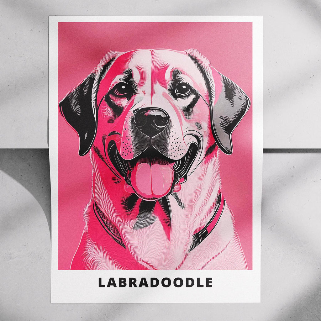 Labrador Retriever Pink and Black Dog Series 1 image 7