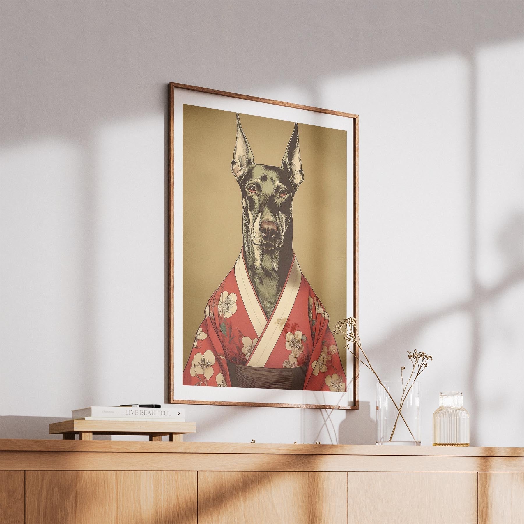 Doberman Japanse Kimono Dog Series image 5