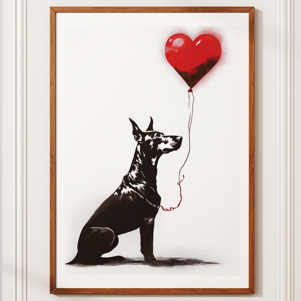 Doberman DOGSY Series inspired by the Art of Banksy image 11