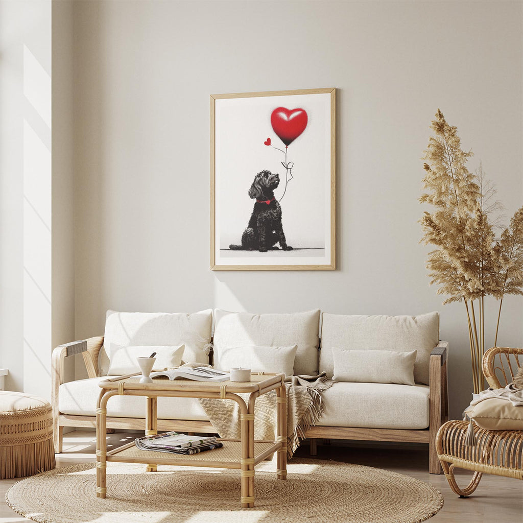 Spanish Water Dog DOGSY Series inspired by the Art of Banksy image 2