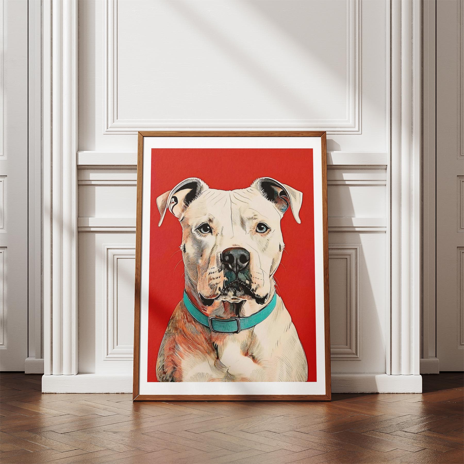 American Pitbull Terrier Red Dog Series image 4