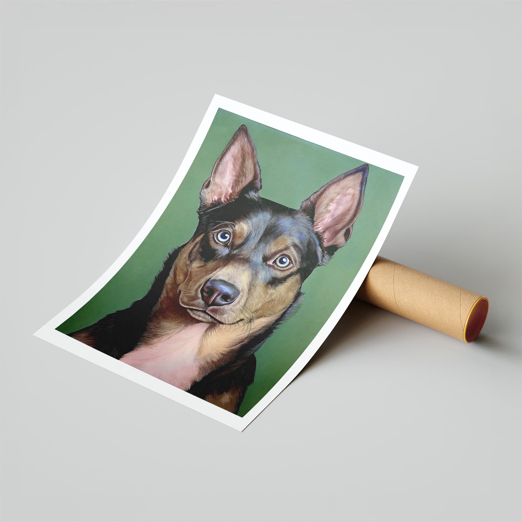 Kelpie Green Painted Series image 6