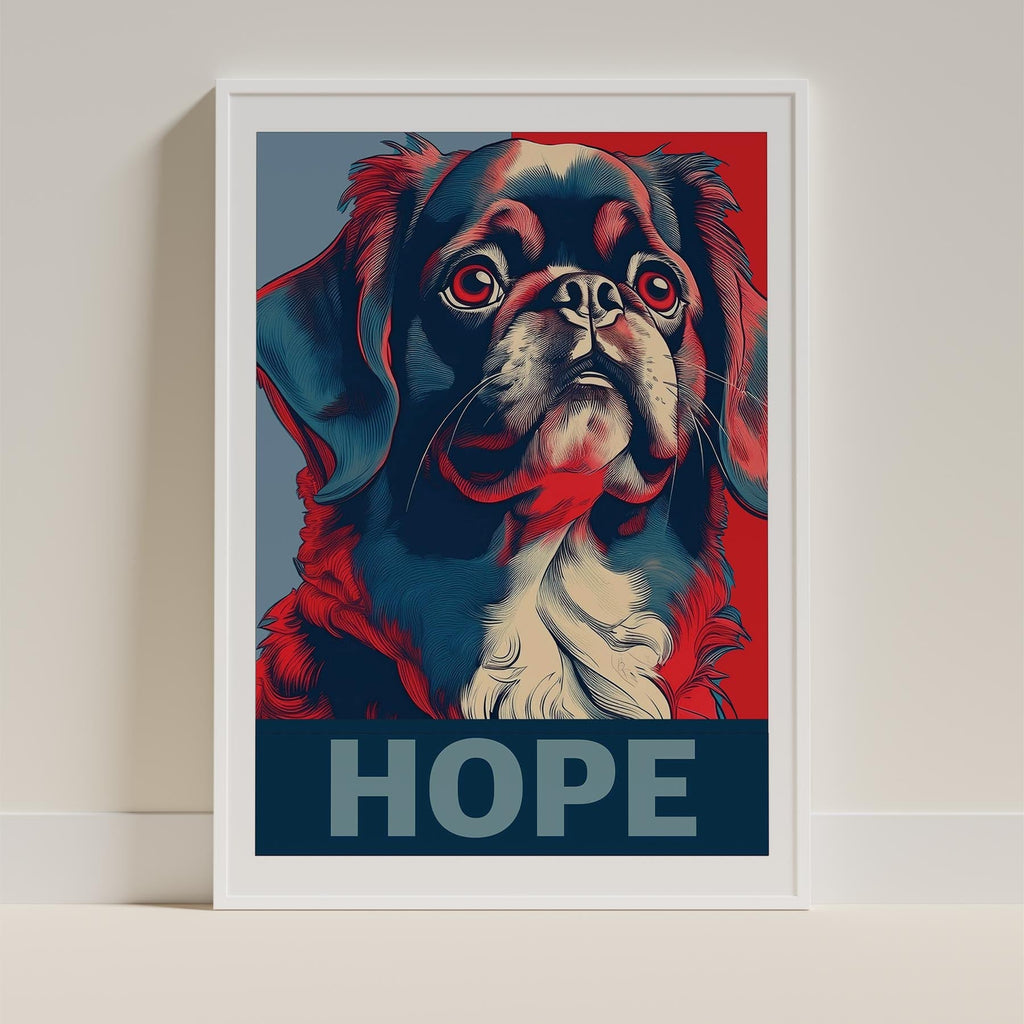 Pekingese HOPE Series Inspired by the Obama Poster image 9