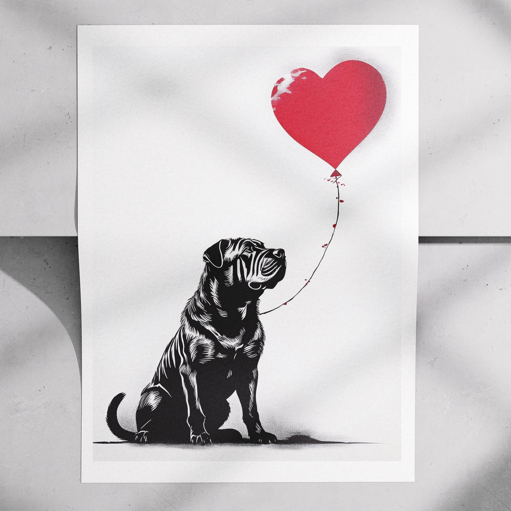 Shar Pei DOGSY Series inspired by the Art of Banksy image 7