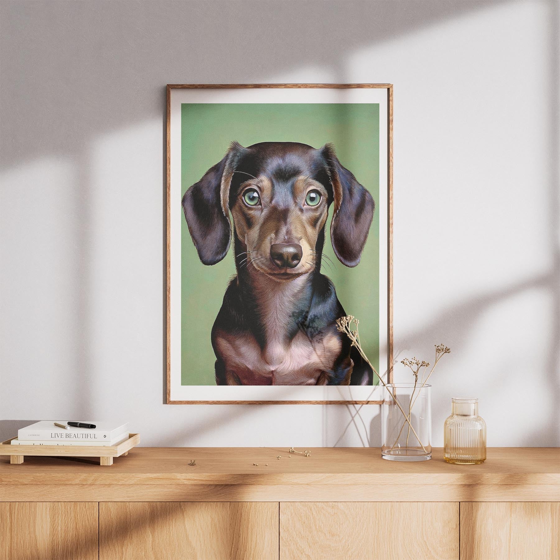 Dachshund Green Painted Series image 8