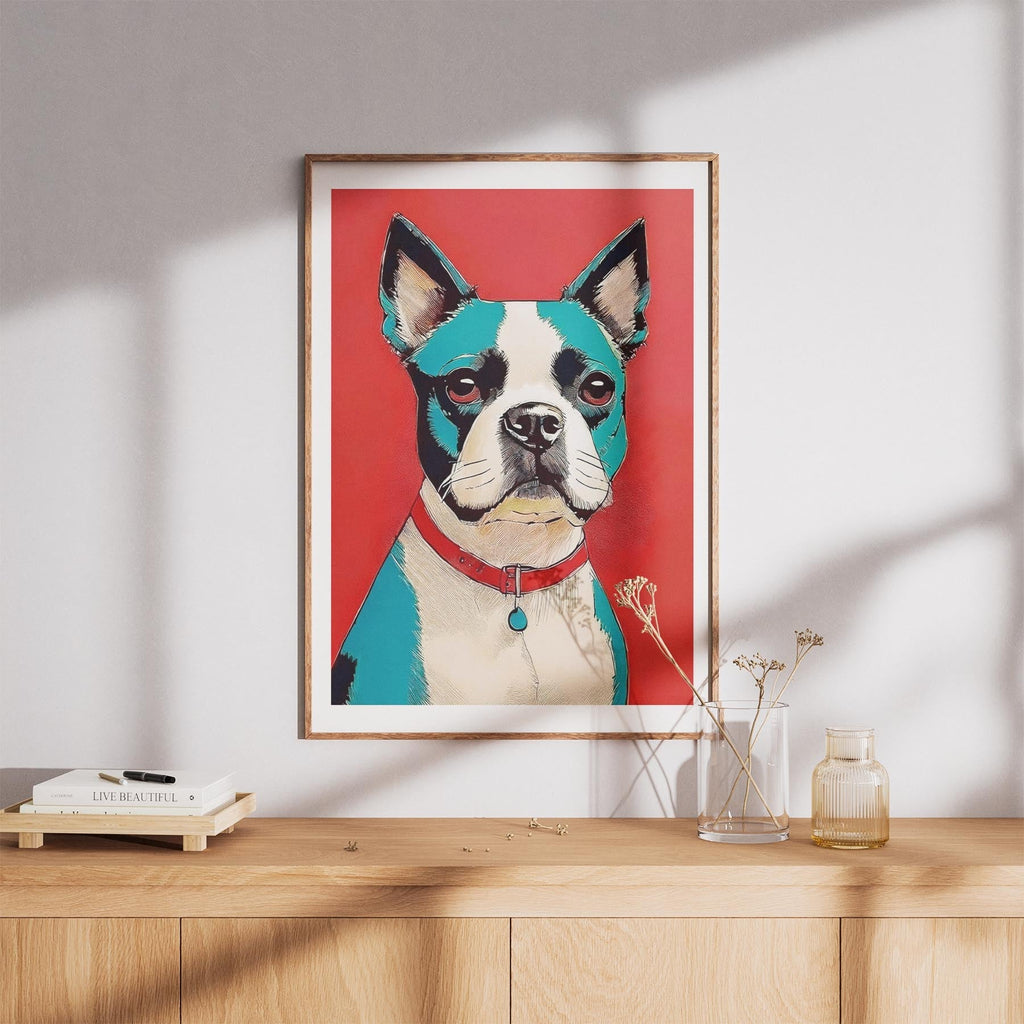 Boston Terrier Red Dog Series image 8