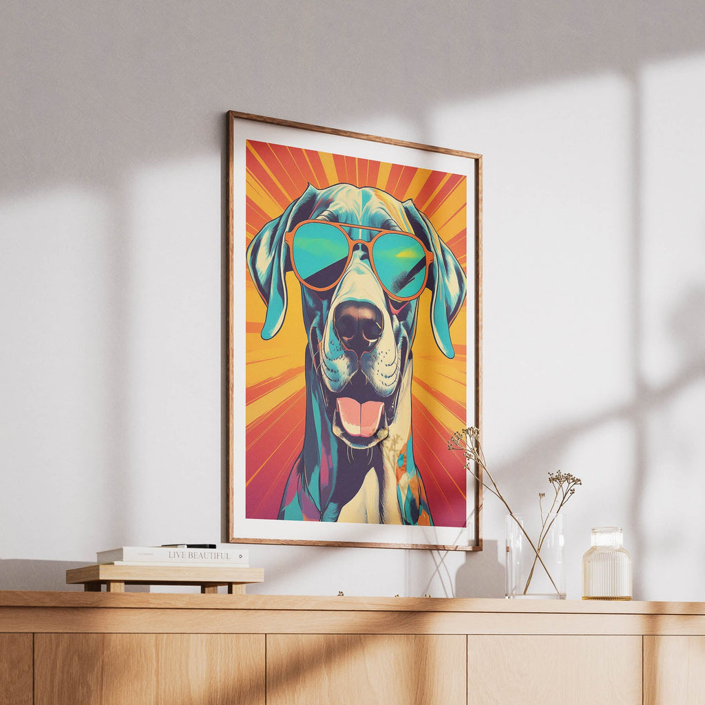 Great Dane In Colourful Sunnies 2 image 6