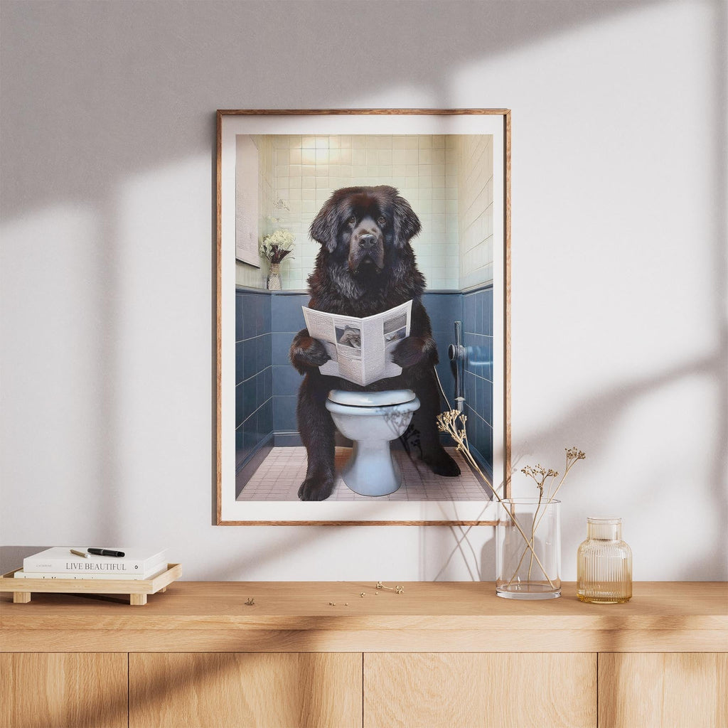 Newfoundland Toilet Humour Dog Series 1 image 8