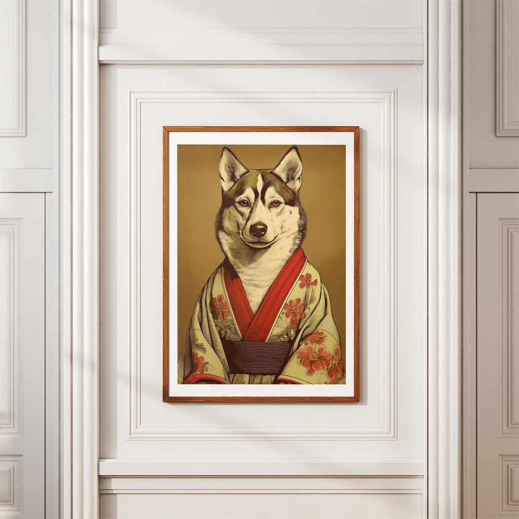 Siberian Husky Japanse Kimono Dog Series image 3