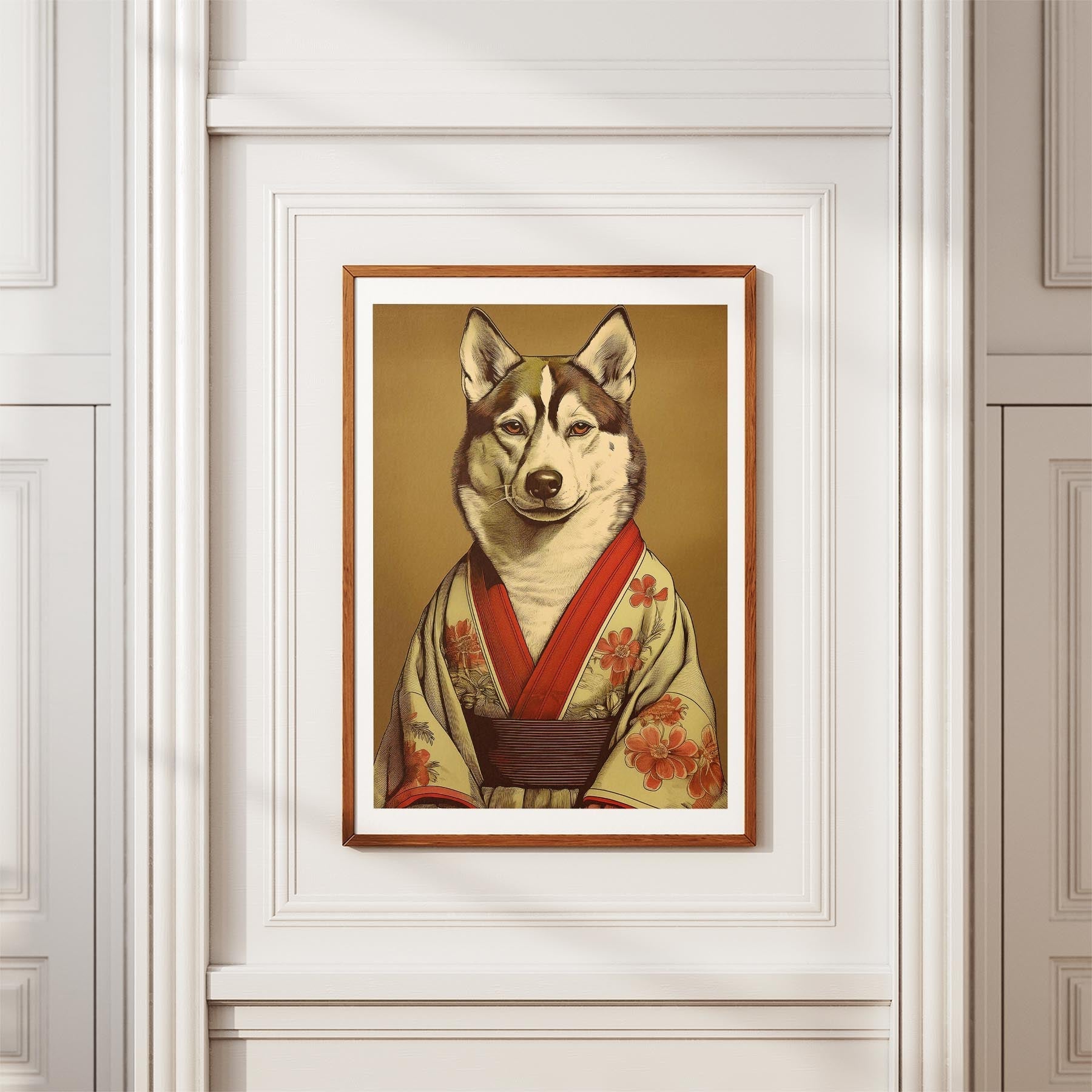Siberian Husky Japanse Kimono Dog Series image 3