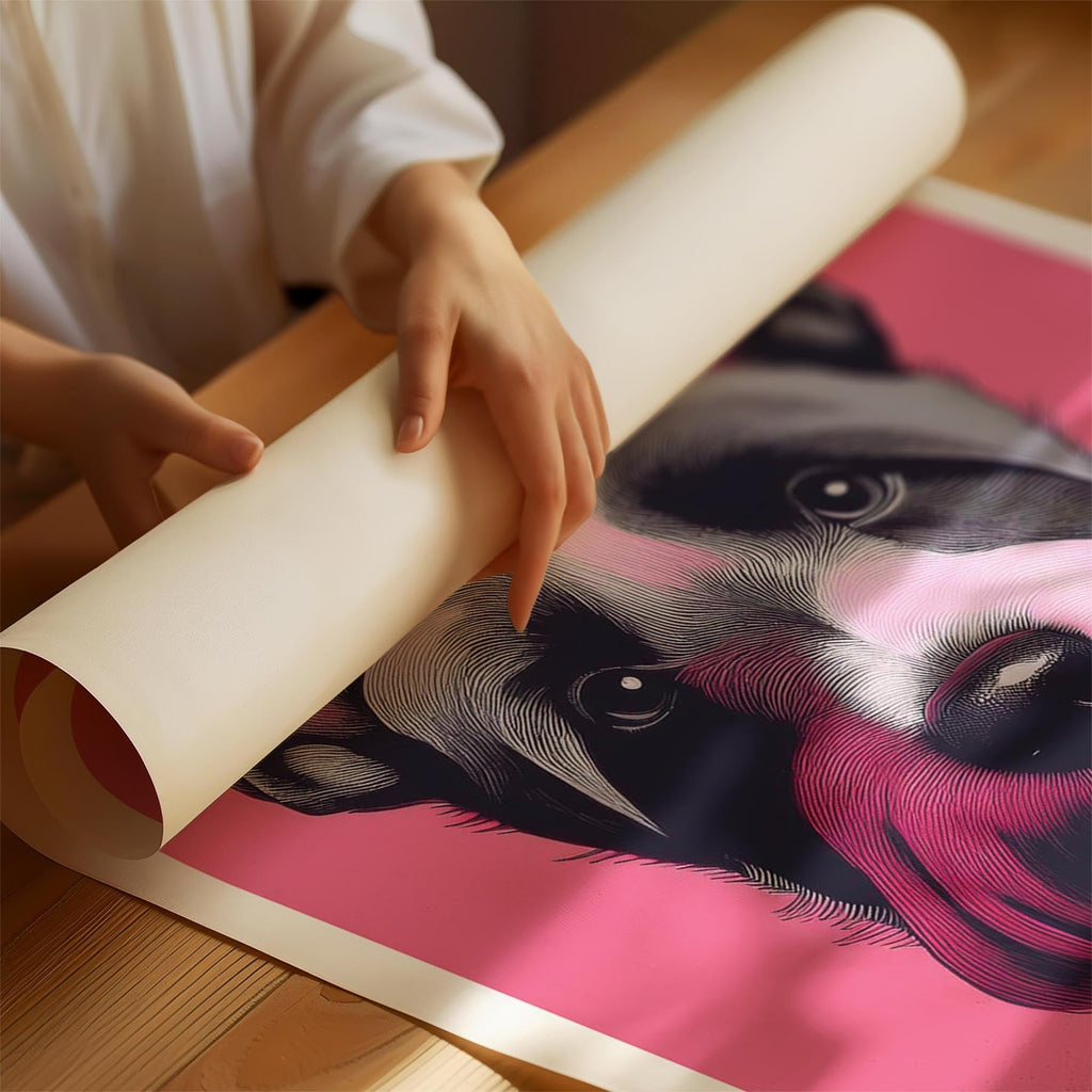 Scottish Terrier Pink and Black Dog Series 1 image 1