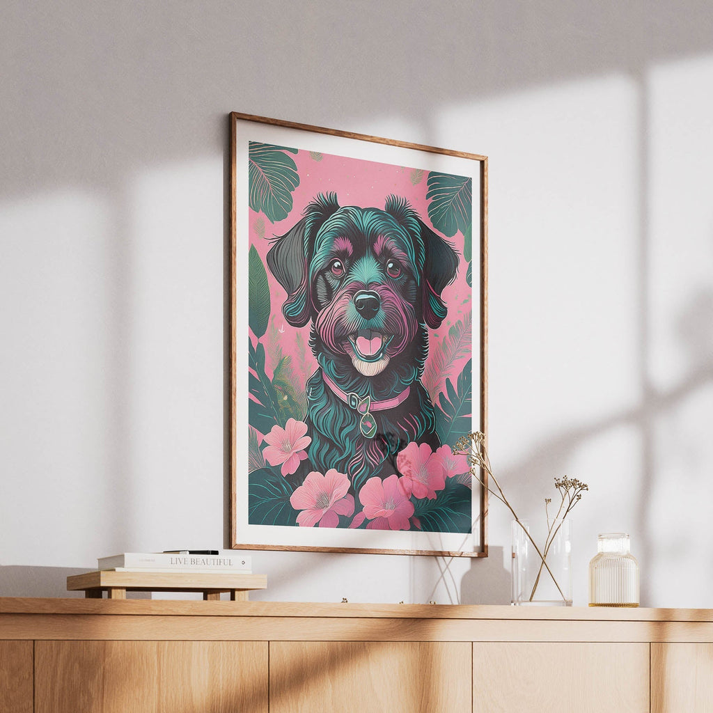 Jackapoo Flowery Dog image 6