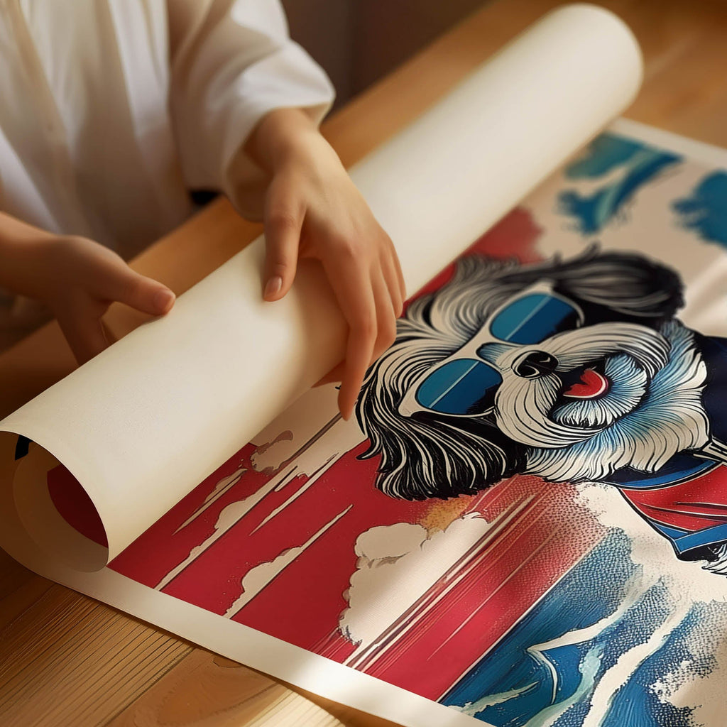 Havanese Hokosai Surfer Dogs 1 image 3