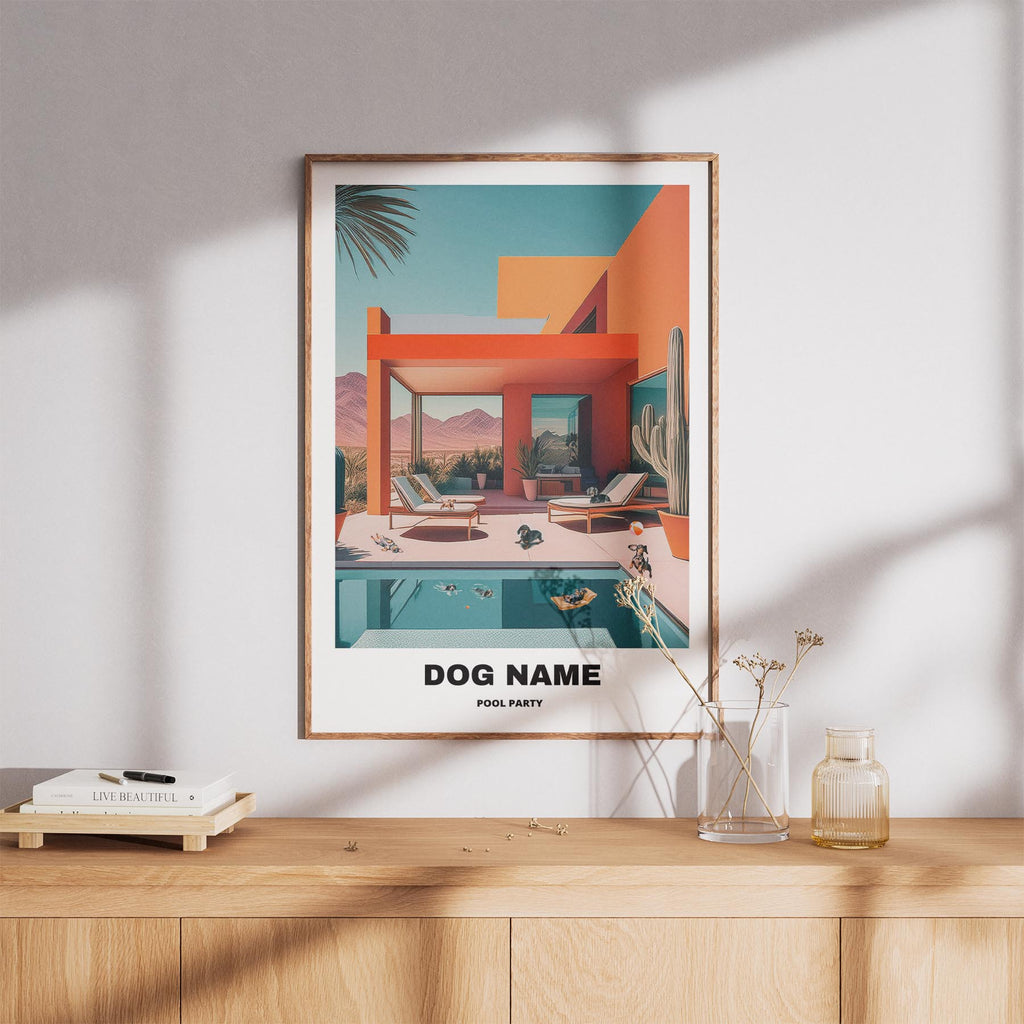 Dachshund Custom Pool Party WITH TEXT image 8