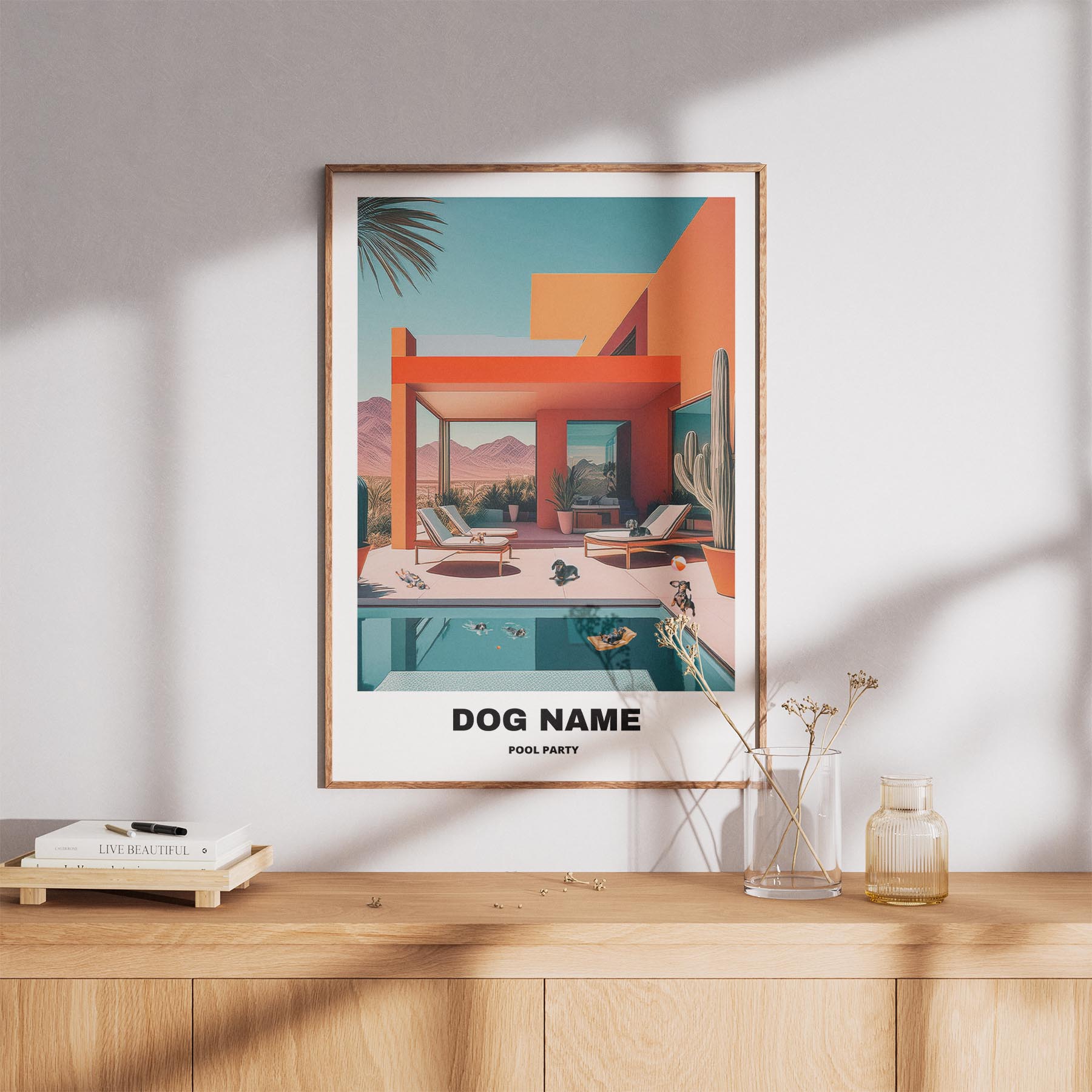 Dachshund Custom Pool Party WITH TEXT image 8