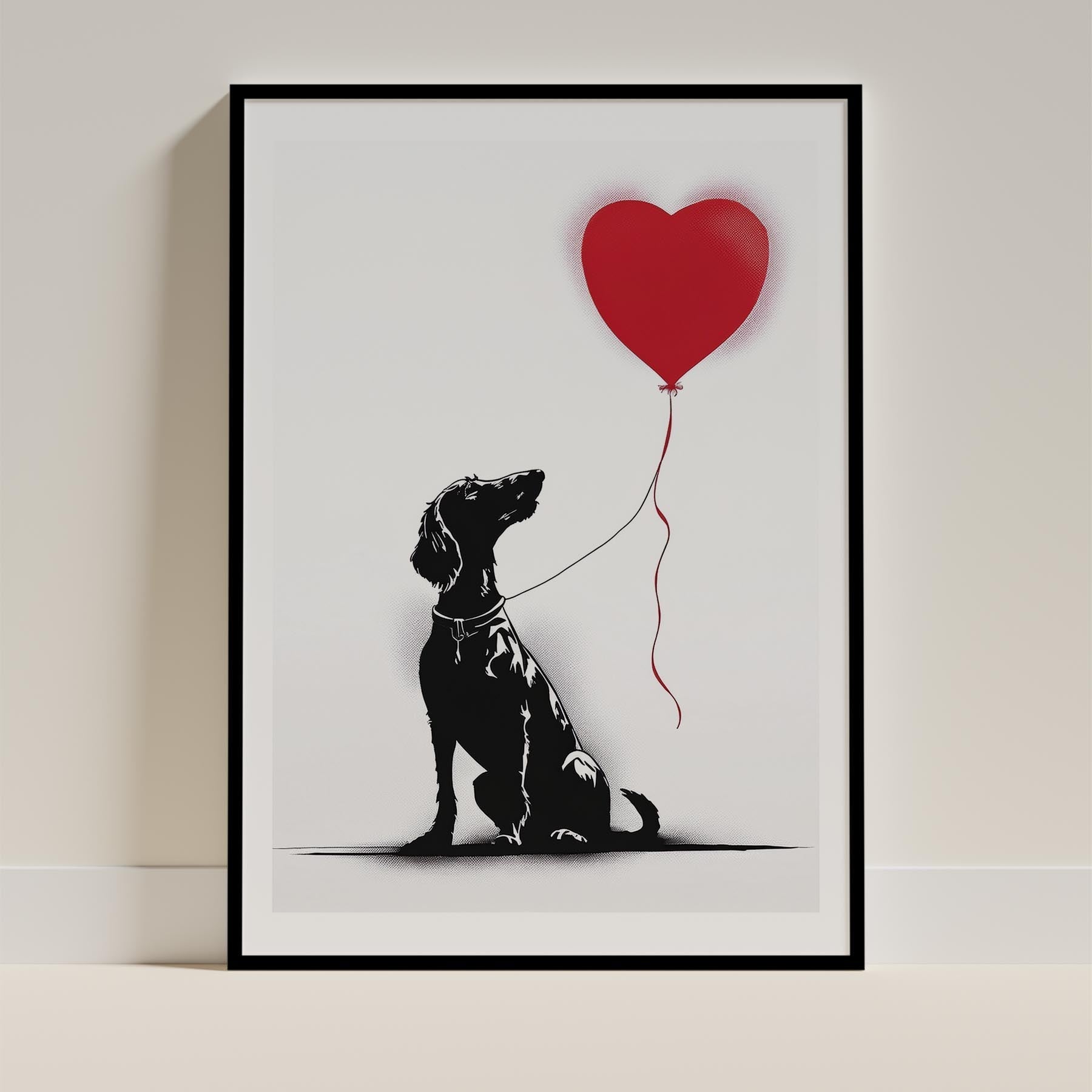 Greyhound DOGSY Series inspired by the Art of Banksy image 0