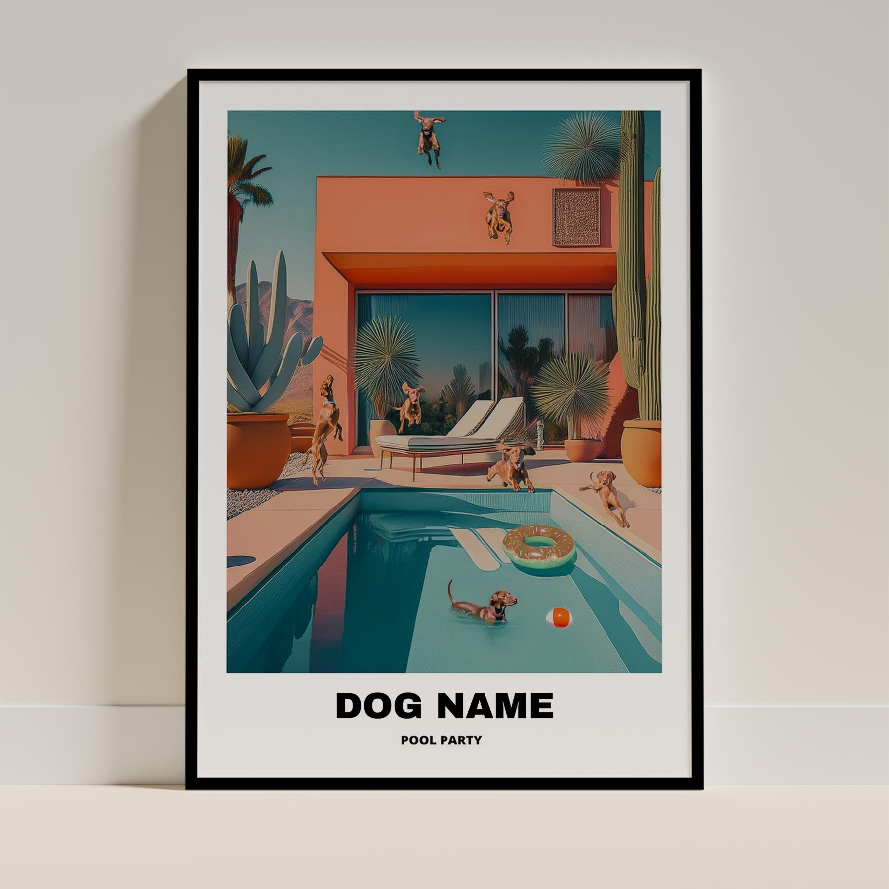 Vizla Custom Pool Party WITH TEXT image 0