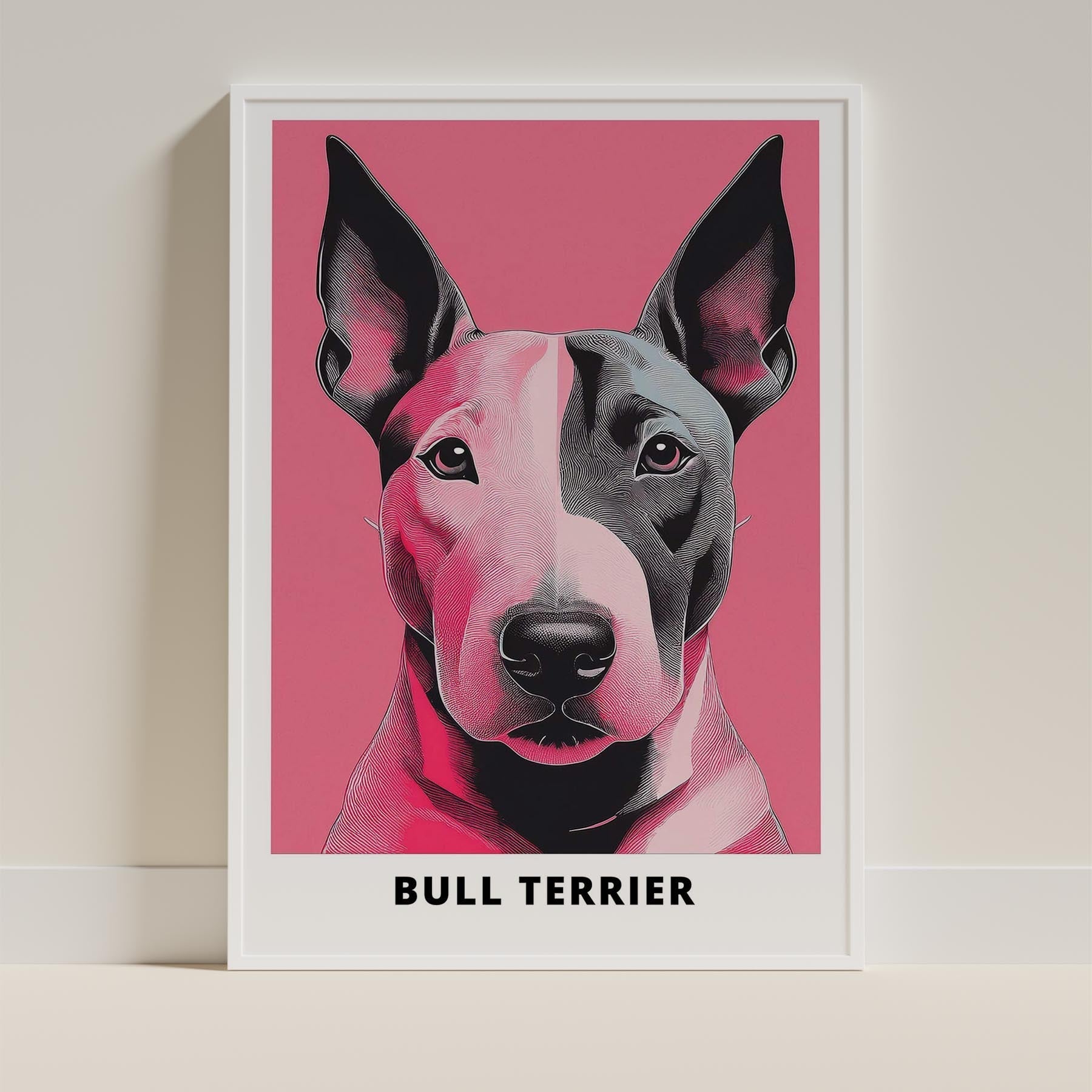 Bull Terrier Pink and Black Dog Series 2 image 9