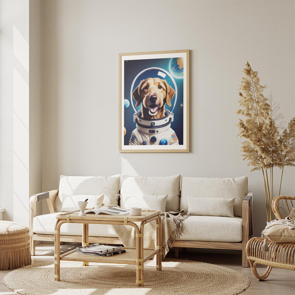 Irish Wolfhound Astronaut Dog Series image 2