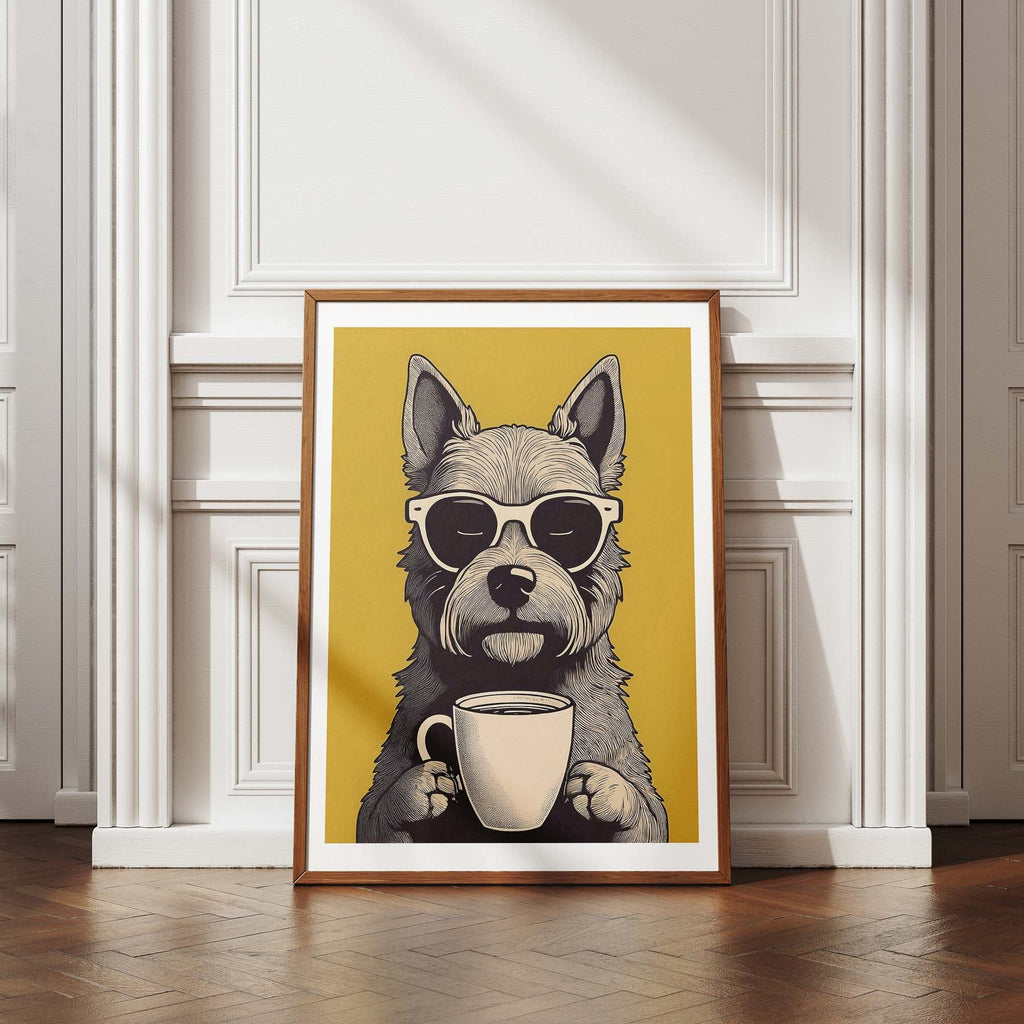 Australlian Terrier Chillin Coffee Dog image 4