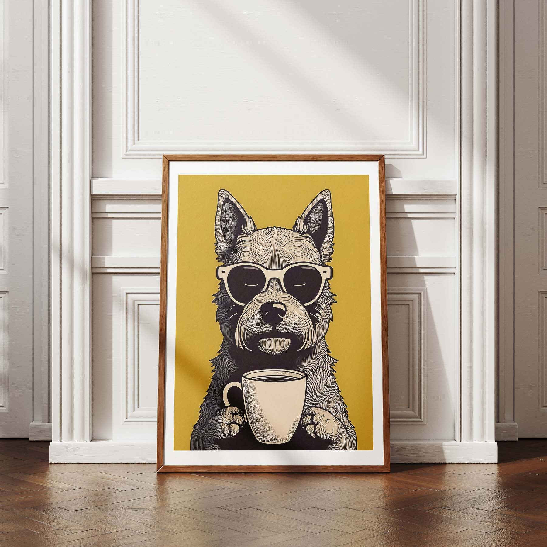 Australlian Terrier Chillin Coffee Dog image 4
