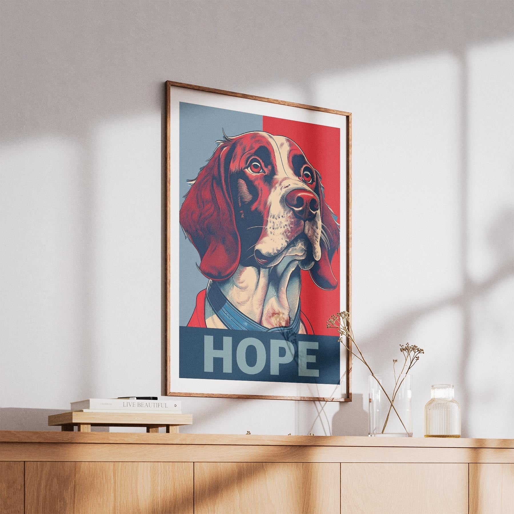 English Springer Spaniel HOPE Series Inspired by the Obama Poster image 5