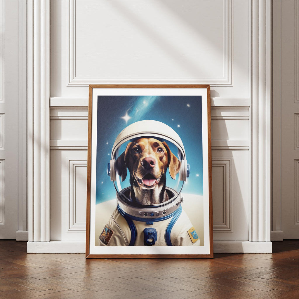 German Pointer Astronaut Dog Series image 4
