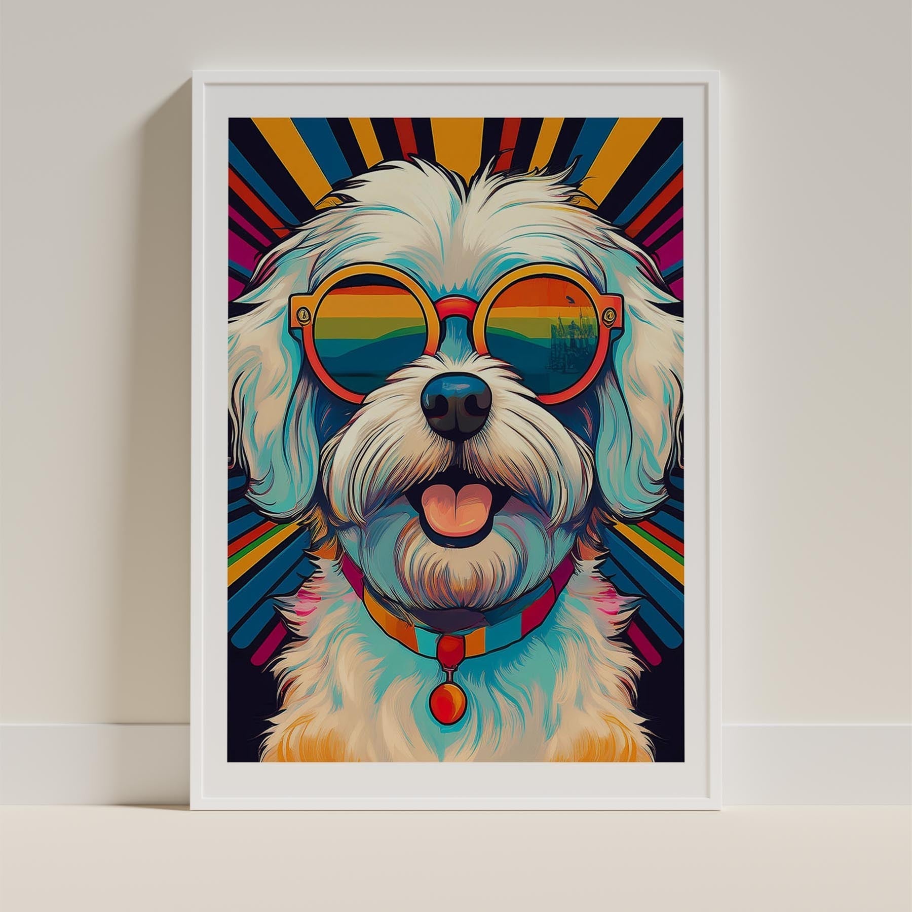 Maltese In Colourful Sunnies 1 image 9