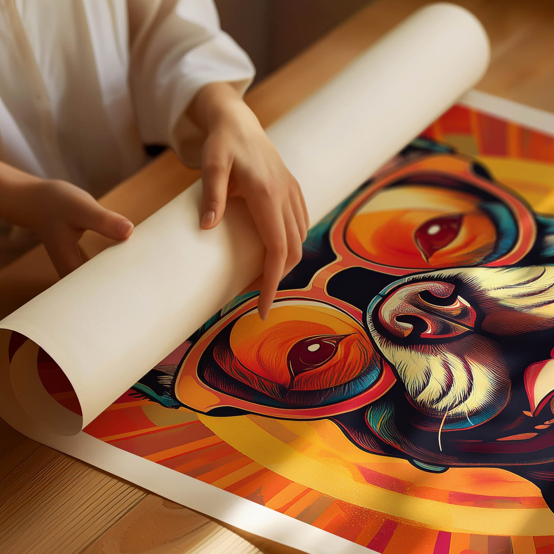 French Bull Dog In Colourful Sunnies 9 image 3