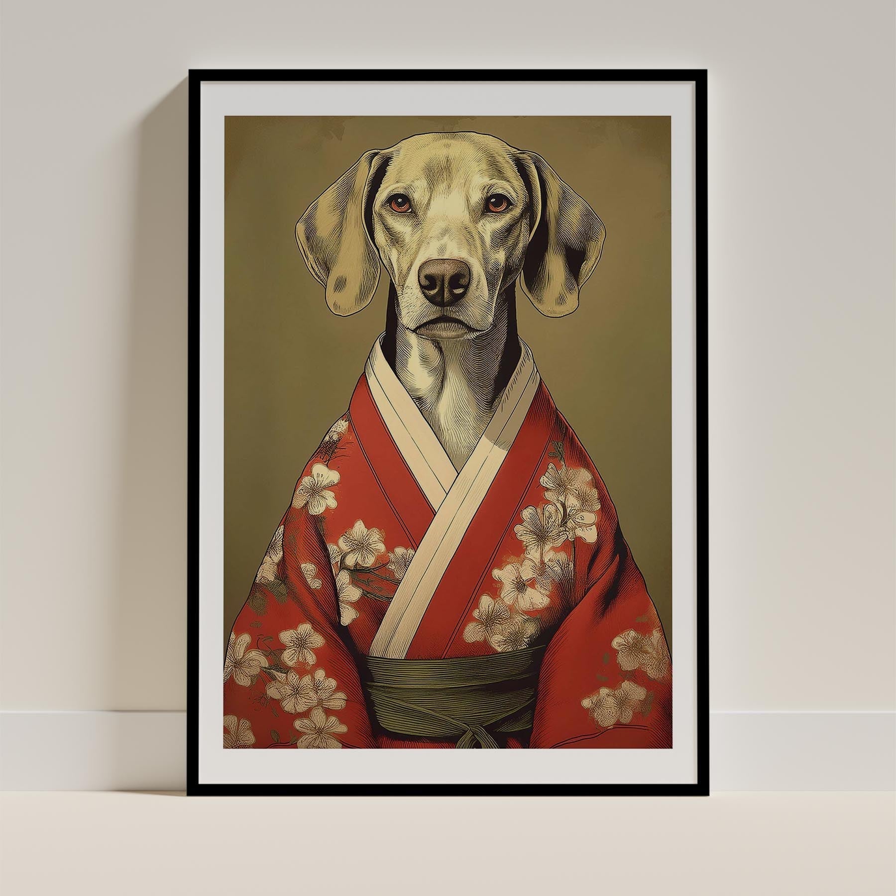 Hungarian Vizsla Japanse Kimono Dog Series image 0