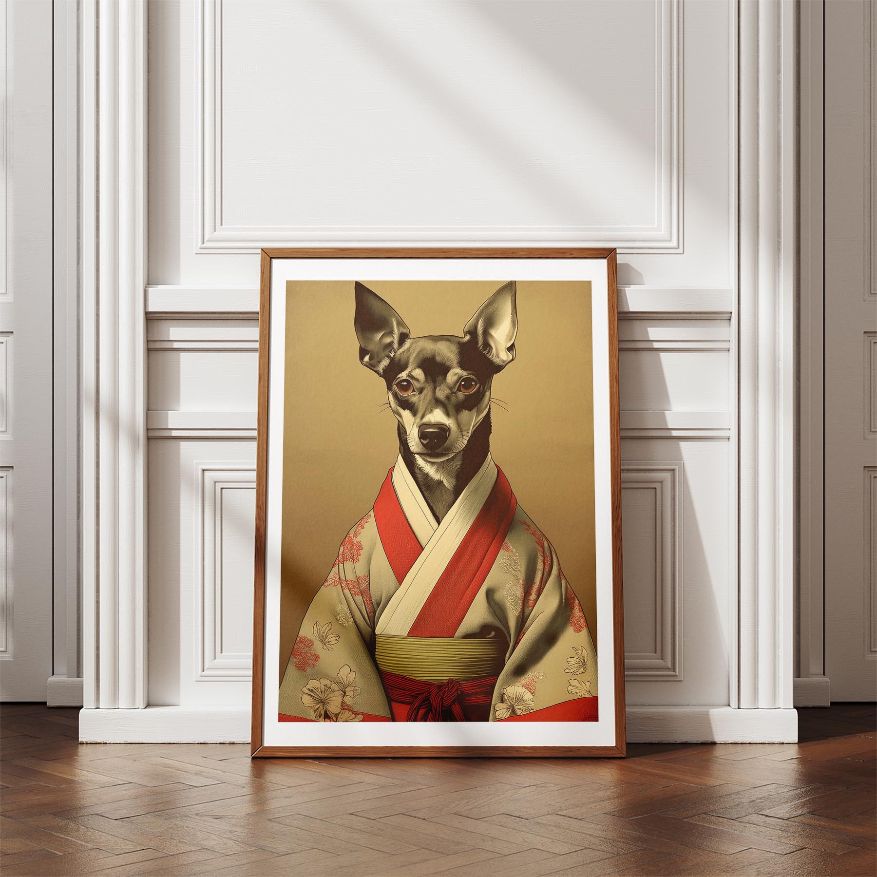 Miniature Pinscher Japanse Kimono Dog Series image 4