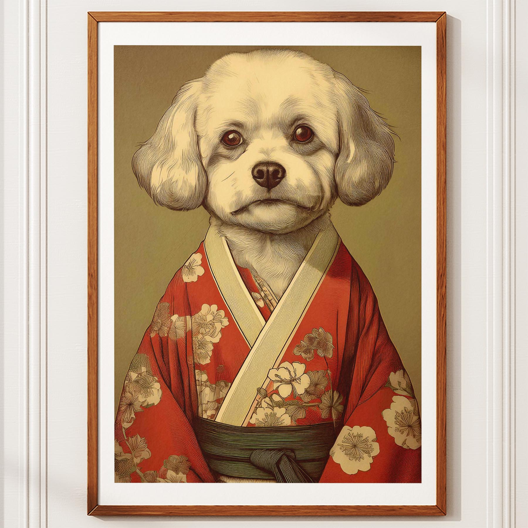 Bichon Frise Japanse Kimono Dog Series image 10