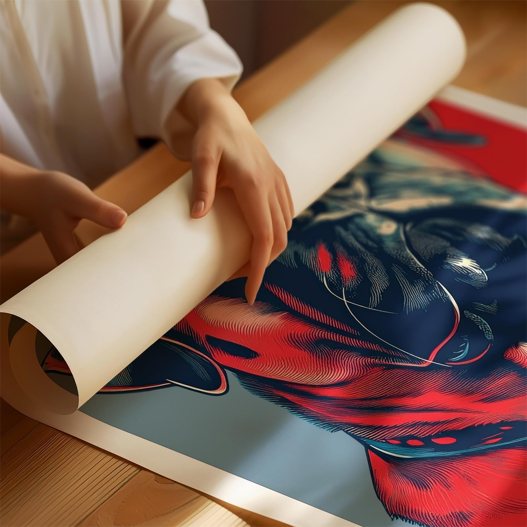 Bullmastiff HOPE Series Inspired by the Obama Poster image 1