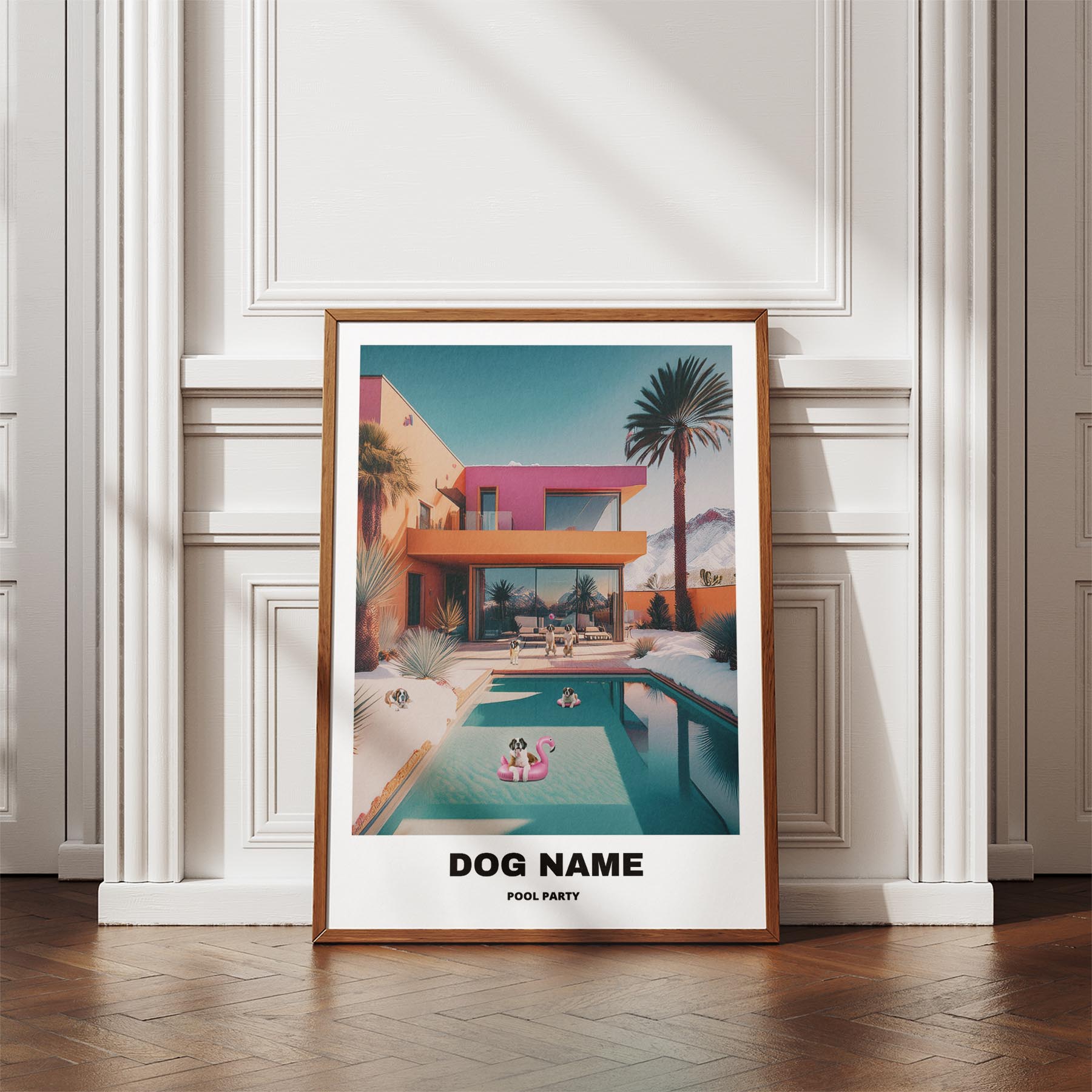 Saint Bernard Custom Pool Party WITH TEXT image 4