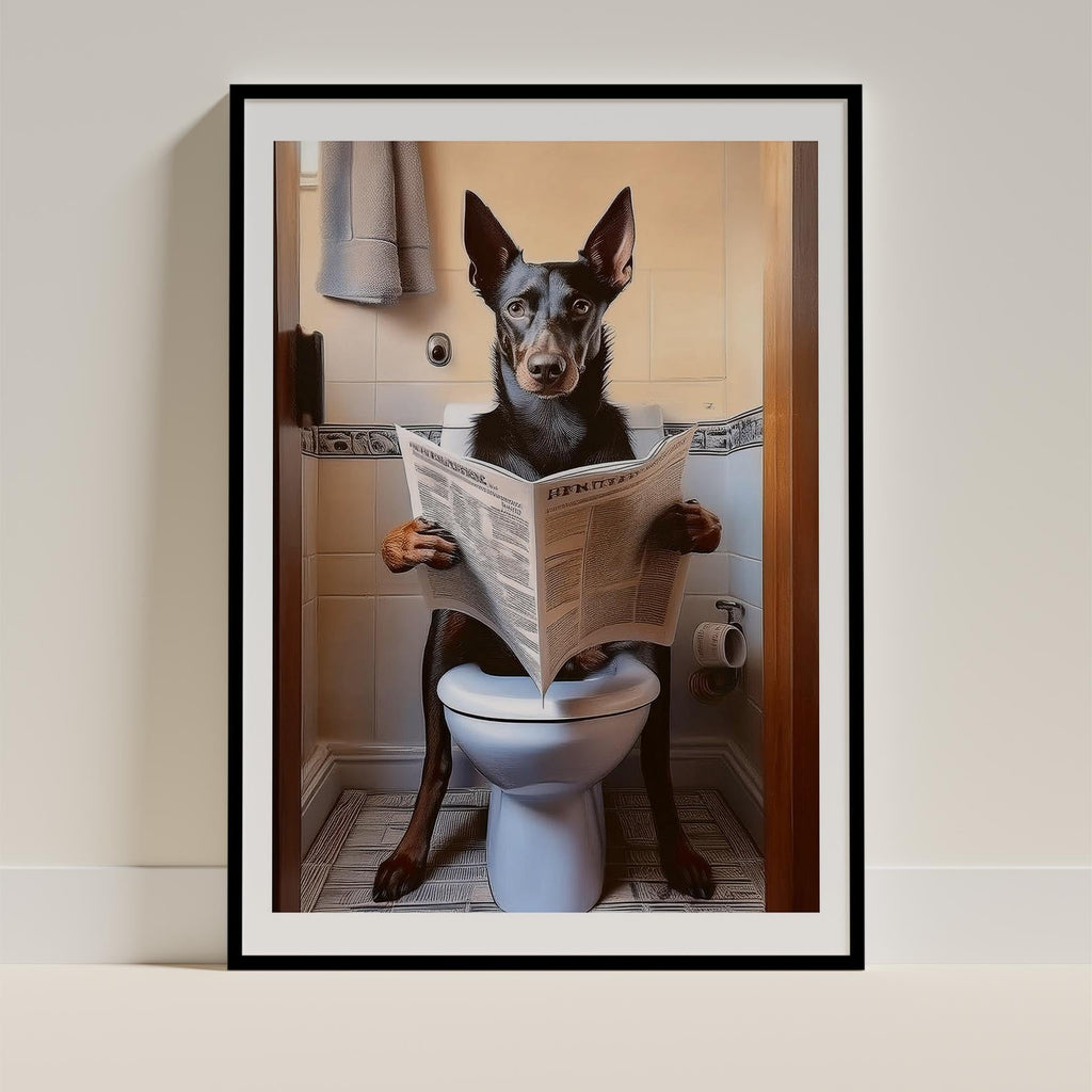 Kelpie Toilet Humour Dog Series 1 image 0
